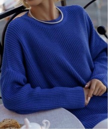 ニット/セーター（ブルー・ネイビー/青色系）ファッション通販 - ZOZOTOWN