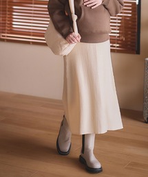Rosemadame（ローズマダム）の「ニットリブフレアスカート(マタニティ/妊婦服 産前・産後対応)（マタニティウェア/グッズ）」