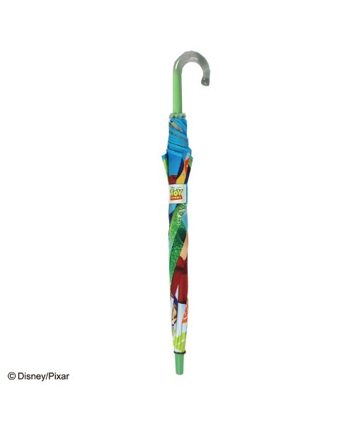 Disney(ディズニー)の「ディズニーシームレス傘 トイ・ストーリー 40cm(長傘・キッズ・グリーン・40cm)」の3枚目の写真