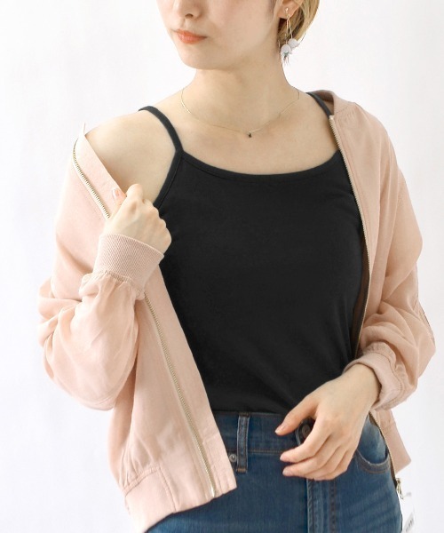 zootie（ズーティー）の「ベーシックインナー3点セット［キャミソール］（キャミソール・レディース・ブラック/ホワイト/パープル系その他/ブルー系その他/ブラック系その他/ベージュ系その他/ピンク系その他・L/M/LL/3L/S）」の9枚目の写真