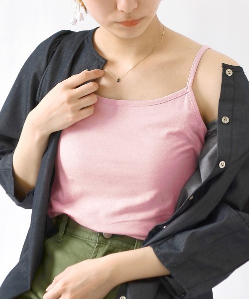 zootie（ズーティー）の「ベーシックインナー3点セット［キャミソール］（キャミソール・レディース・ブラック/ホワイト/パープル系その他/ブルー系その他/ブラック系その他/ベージュ系その他/ピンク系その他・L/M/LL/3L/S）」の20枚目の写真