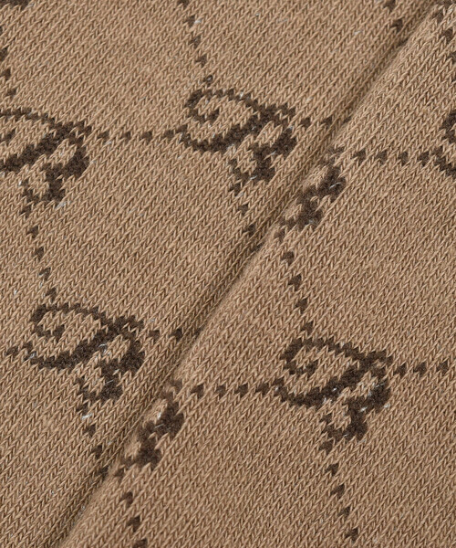 BeBe（ベベ）の「ロゴジャガードオーバーニーハイソックス (15~24cm)（ソックス/靴下・キッズ・グレー系その他/ベージュ系その他・21.0cm/24.0cm/19.0cm/17.0cm）」の6枚目の写真