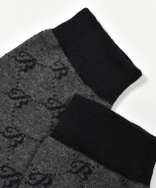 BeBe（ベベ）の「ロゴジャガードオーバーニーハイソックス (15~24cm)（ソックス/靴下・キッズ・グレー系その他/ベージュ系その他・21.0cm/24.0cm/19.0cm/17.0cm）」の9枚目の写真