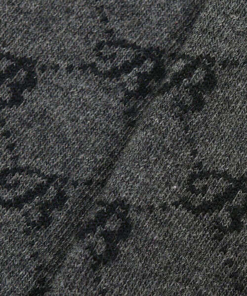 BeBe（ベベ）の「ロゴジャガードオーバーニーハイソックス (15~24cm)（ソックス/靴下・キッズ・グレー系その他/ベージュ系その他・21.0cm/24.0cm/19.0cm/17.0cm）」の10枚目の写真