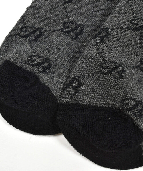 BeBe（ベベ）の「ロゴジャガードオーバーニーハイソックス (15~24cm)（ソックス/靴下・キッズ・グレー系その他/ベージュ系その他・21.0cm/24.0cm/19.0cm/17.0cm）」の11枚目の写真