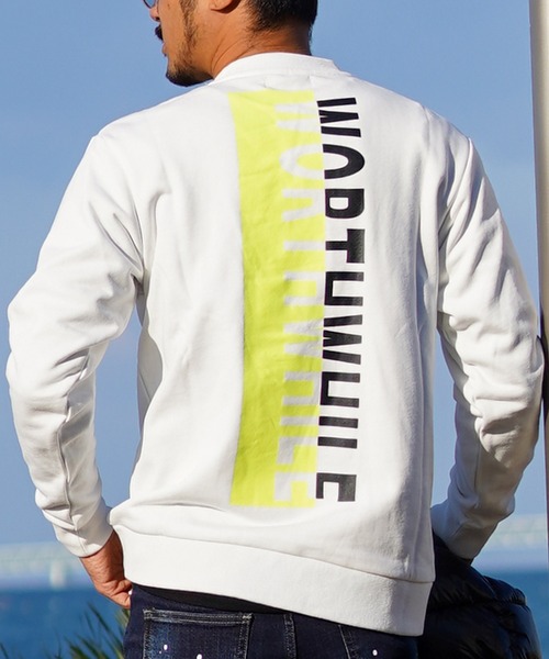 バーティカルネオンラインスウェットプル（スウェット）｜adamsJUGGLER（アダムスジャグラー）