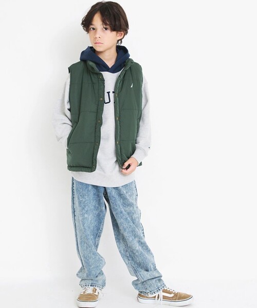 NAUTICA(ノーティカ)の「【NAUTICA/ノーティカ】中綿ベスト(ベスト・キッズ・ブラック/グリーン・L/M/XL/XS/S)」の17枚目の写真