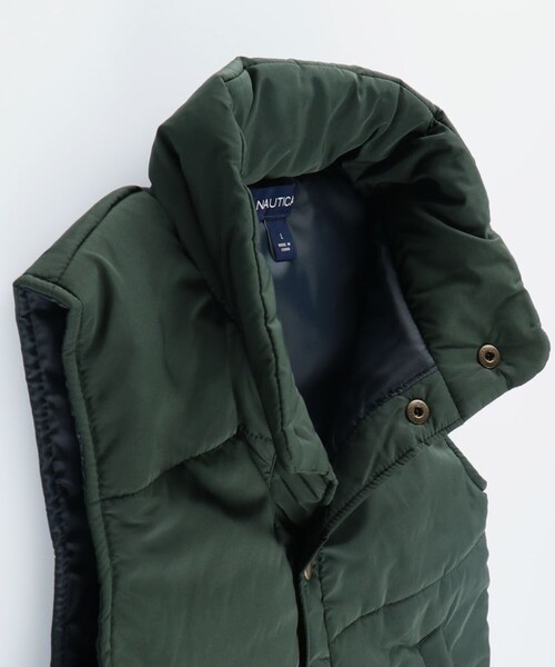 NAUTICA(ノーティカ)の「【NAUTICA/ノーティカ】中綿ベスト(ベスト・キッズ・ブラック/グリーン・L/M/XL/XS/S)」の3枚目の写真