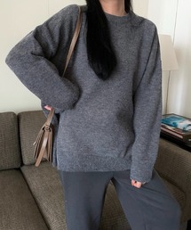 ふんわりニットプルオーバー