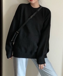 ふんわりニットプルオーバー