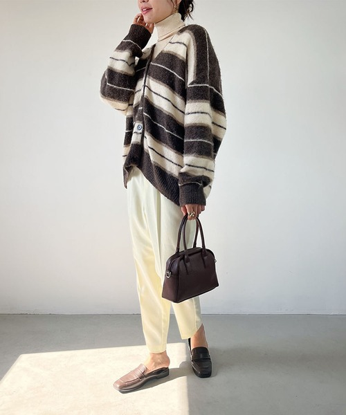 Mac-House（マックハウス）の「GOOD CREW カラフル テーパードパンツ（その他パンツ・レディース・イエロー/ブラック/アイボリー/ブラウン系その他/ピンク系その他・L/M）」の8枚目の写真