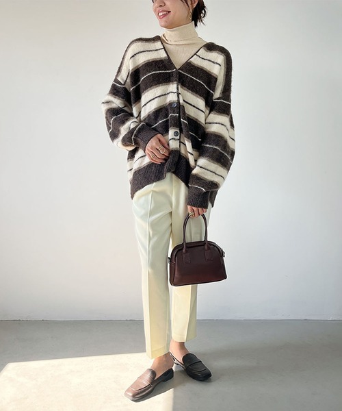 Mac-House（マックハウス）の「GOOD CREW カラフル テーパードパンツ（その他パンツ・レディース・イエロー/ブラック/アイボリー/ブラウン系その他/ピンク系その他・L/M）」の9枚目の写真