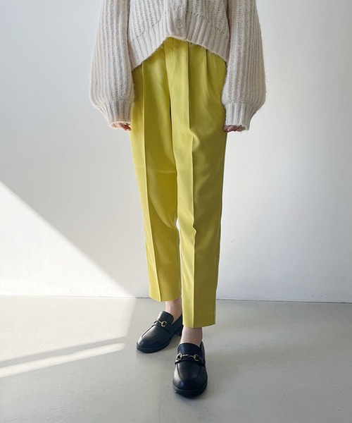 Mac-House（マックハウス）の「GOOD CREW カラフル テーパードパンツ（その他パンツ・レディース・イエロー/ブラック/アイボリー/ブラウン系その他/ピンク系その他・L/M）」の18枚目の写真