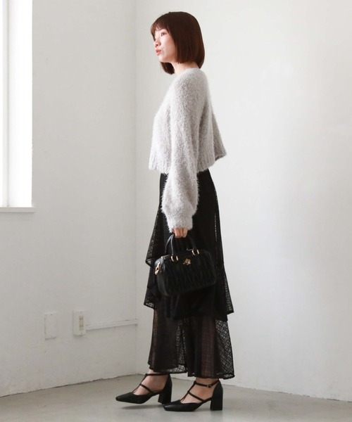 archives(アルシーヴ)の「ウェーブキルトミニボストン(ボストンバッグ・レディース・ブラック/グレー/アイボリー・FREE)」の10枚目の写真