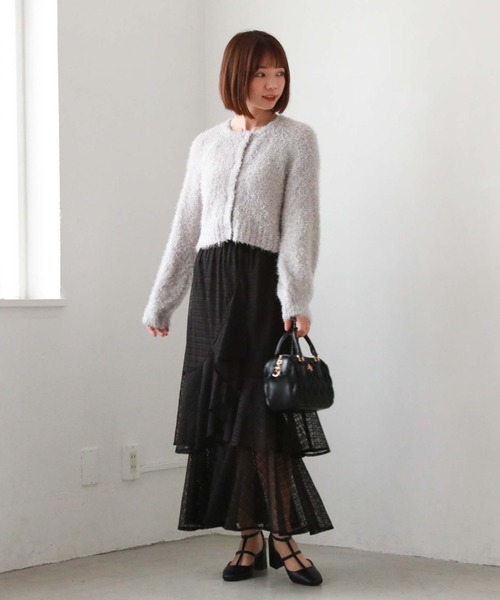 archives(アルシーヴ)の「ウェーブキルトミニボストン(ボストンバッグ・レディース・ブラック/グレー/アイボリー・FREE)」の11枚目の写真