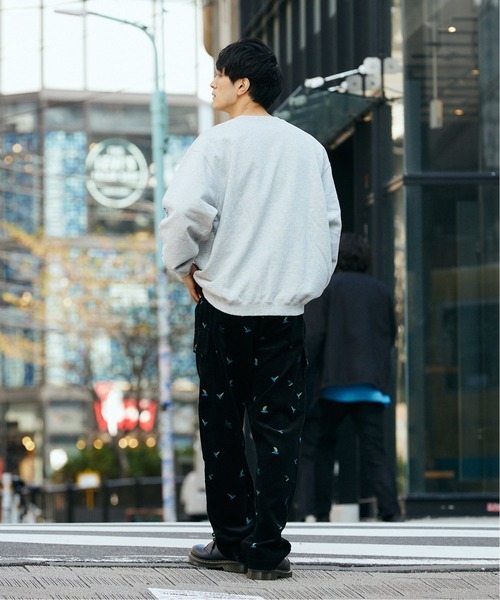 JOURNAL STANDARD relume(ジャーナルスタンダード レリューム)の「【NATIONBRANKS / ネーションブランクス】 プリントクルーネックスウェット(スウェット・メンズ・ブラック/ライトグレー/ブルー系その他・MEDIUM/LARGE)」の11枚目の写真