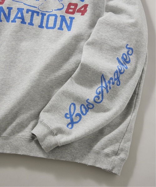 JOURNAL STANDARD relume(ジャーナルスタンダード レリューム)の「【NATIONBRANKS / ネーションブランクス】 プリントクルーネックスウェット(スウェット・メンズ・ブラック/ライトグレー/ブルー系その他・MEDIUM/LARGE)」の22枚目の写真