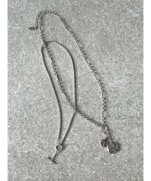 Ungrid（アングリッド）の「ダブルコインネックレス（ネックレス・レディース・シルバー/ゴールド・FREE）」の3枚目の写真