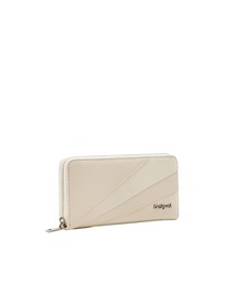 Desigual | テクスチャーパッチワーク マキシ財布(財布)