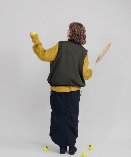MUHET(ミュエータ)の「2WAYリバーシブルベスト(ベスト・レディース・カーキ/ブラウン/ネイビー・MEDIUM/X-LARGE)」の17枚目の写真