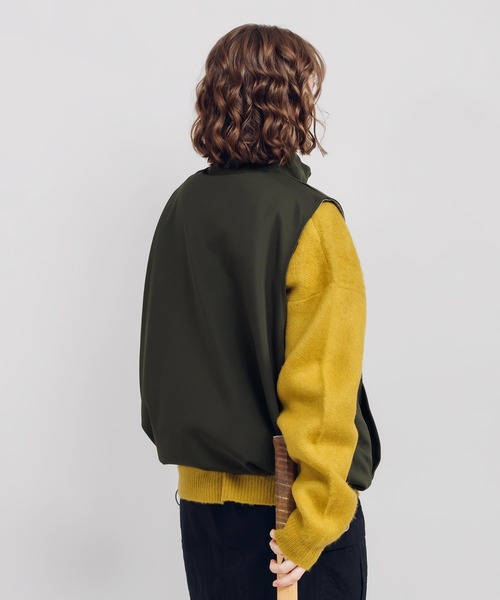 MUHET(ミュエータ)の「2WAYリバーシブルベスト(ベスト・レディース・カーキ/ブラウン/ネイビー・MEDIUM/X-LARGE)」の14枚目の写真