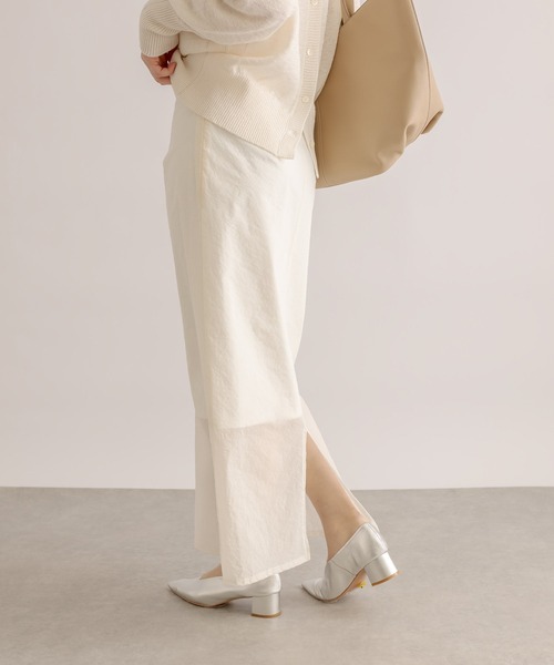 RIVE DROITE（リヴドロワ）の「シアーヘムタイトスカート（スカート・レディース・ホワイト/ブラック・38/36）」の16枚目の写真