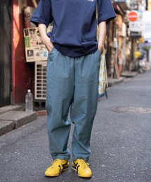シャンブレーテーパードパンツ