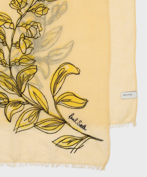 Paul Smith(ポールスミス)の「"Laurel Leaf" スカーフ / 140404 M758(ストール/ショール・メンズ・ブラック/キナリ・FREE)」の3枚目の写真