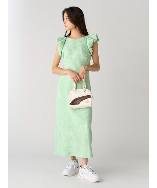 LILY BROWN（リリーブラウン）の「【LILY BROWN×PUMA】ミニグリップバッグ（ハンドバッグ・レディース・アイボリー/ネイビー・FREE）」の14枚目の写真