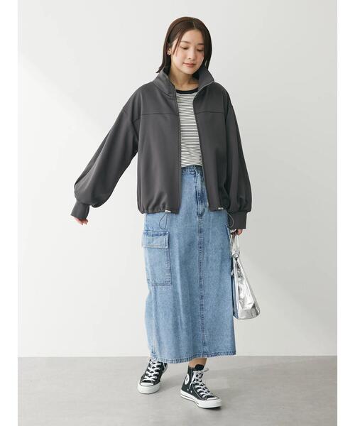 Green　Parks（グリーンパークス）の「マシュマロタッチボーダープルオーバー（Tシャツ/カットソー・レディース・オフホワイト/ピンク/グリーン/ネイビー・FREE）」の13枚目の写真