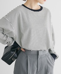 Green Parks | マシュマロタッチボーダープルオーバー(Tシャツ/カットソー)