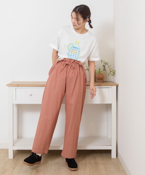 POU DOU DOU(プードゥドゥ)の「フリルウエストサス付きパンツ(その他パンツ・レディース・ブルー/ブラック/レッド・3)」の18枚目の写真
