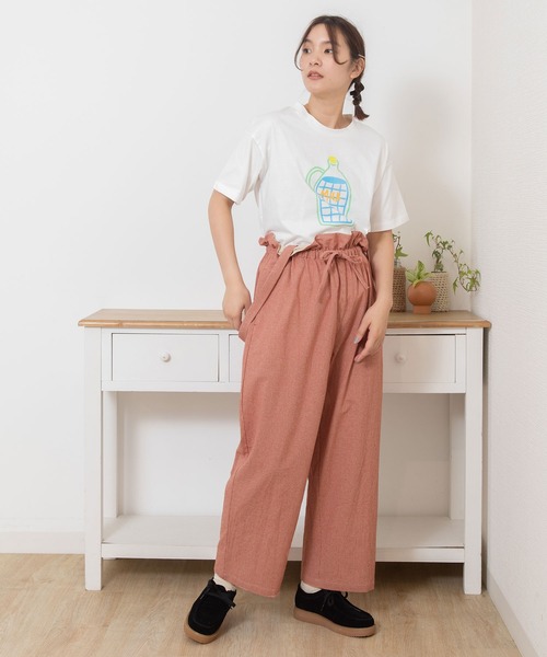 POU DOU DOU(プードゥドゥ)の「フリルウエストサス付きパンツ(その他パンツ・レディース・ブルー/ブラック/レッド・3)」の11枚目の写真