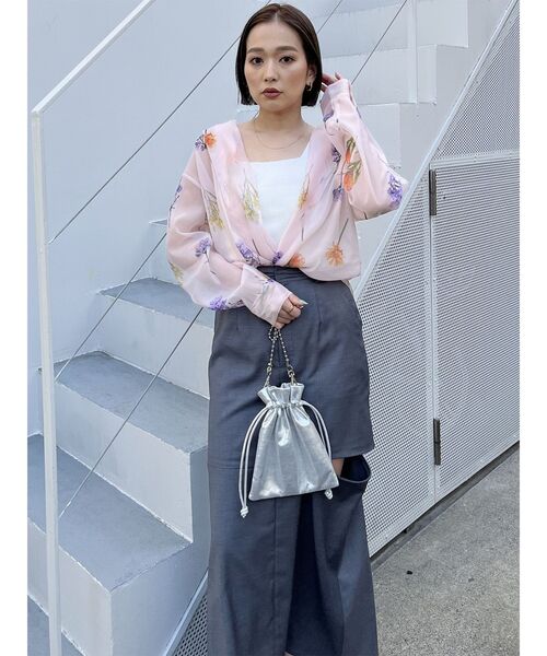 MURUA（ムルーア）の「カットアウトマーメイドスカート（スカート・レディース・グレー/ブラック/ライトグリーン・1/2）」の18枚目の写真