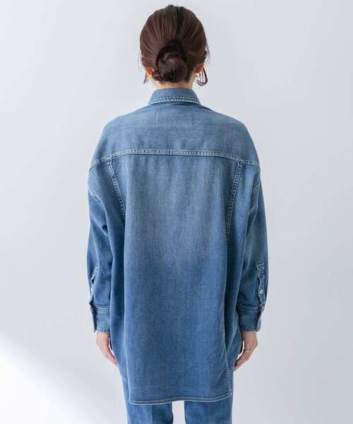 Healthy Denim ダークブルー デニムシャツ ルーズフィット デニム