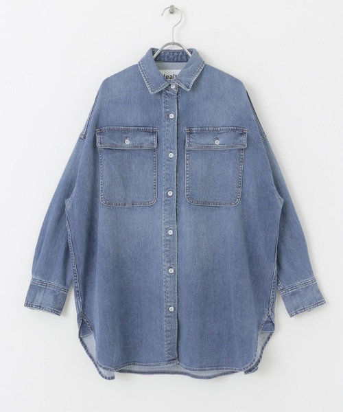 Healthy Denim ダークブルー デニムシャツ Healthy denim HEALTHY DENIM（ヘルシーデニム） Almond