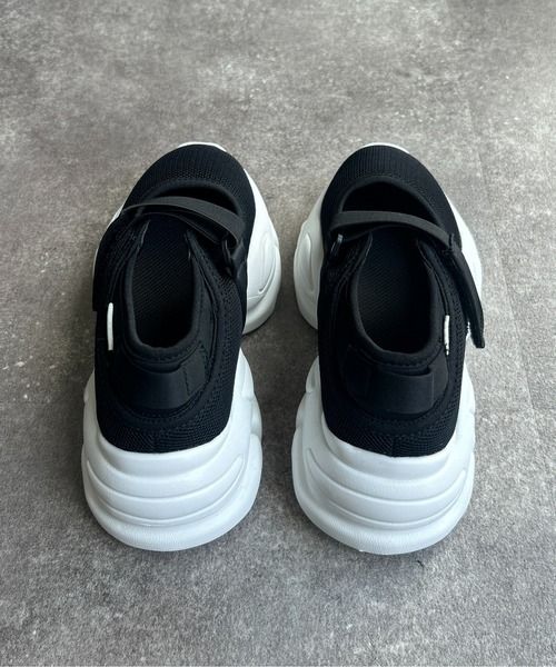 CPCM（シーピーシーエム）の「ボリュームソールメッシュスニーカー（スニーカー・レディース・ベージュ/アイボリー/ブラック・S/M/L）」の9枚目の写真