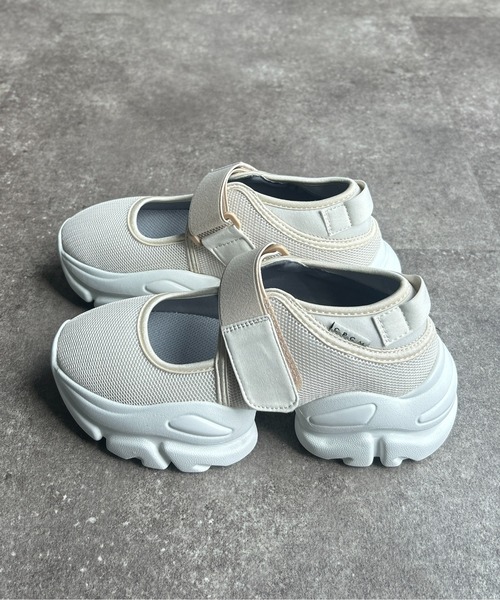 CPCM（シーピーシーエム）の「ボリュームソールメッシュスニーカー（スニーカー・レディース・ベージュ/アイボリー/ブラック・S/M/L）」の13枚目の写真