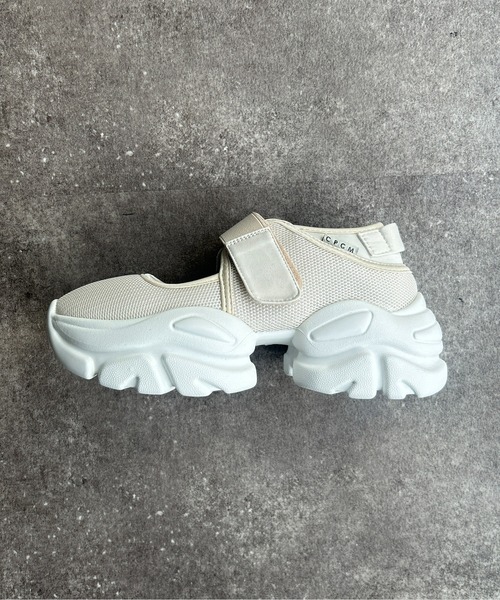 CPCM（シーピーシーエム）の「ボリュームソールメッシュスニーカー（スニーカー・レディース・ベージュ/アイボリー/ブラック・S/M/L）」の16枚目の写真