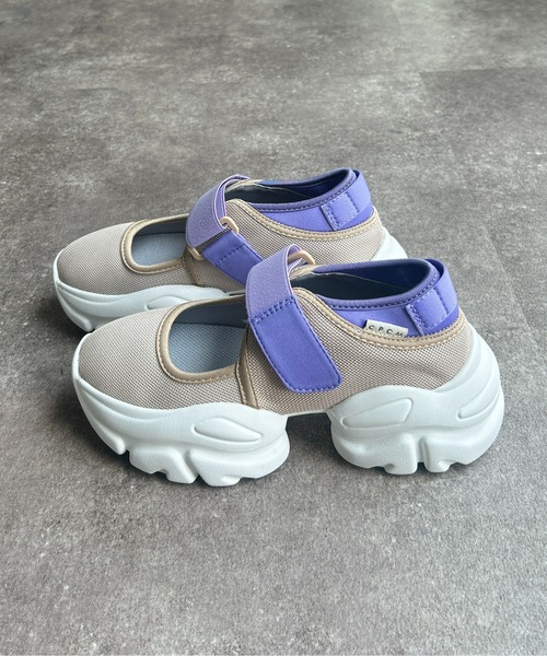 CPCM（シーピーシーエム）の「ボリュームソールメッシュスニーカー（スニーカー・レディース・ベージュ/アイボリー/ブラック・S/M/L）」の17枚目の写真