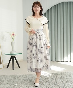 Lea Fleur Ruffled Dress（ワンピース）｜Her lip to（ハー