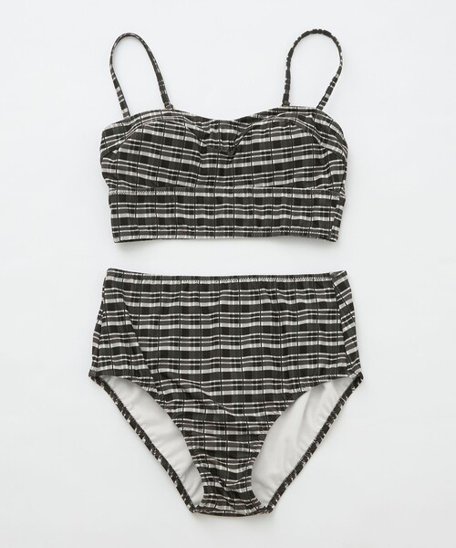 green label relaxing（グリーンレーベルリラクシング）の「ビスチェショーツ チェック スイムウェア / 水着 - UVケア -（水着・レディース・その他2/その他1・FREE）」の16枚目の写真