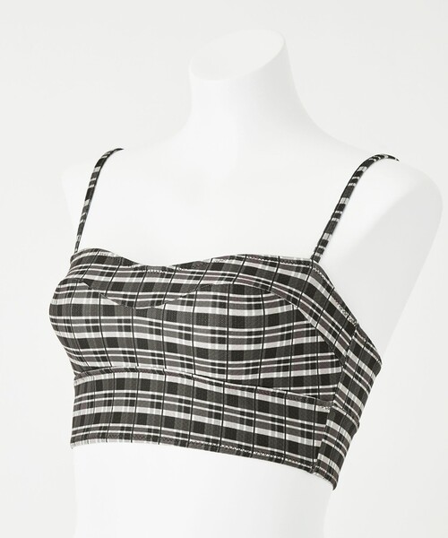 green label relaxing（グリーンレーベルリラクシング）の「ビスチェショーツ チェック スイムウェア / 水着 - UVケア -（水着・レディース・その他2/その他1・FREE）」の13枚目の写真