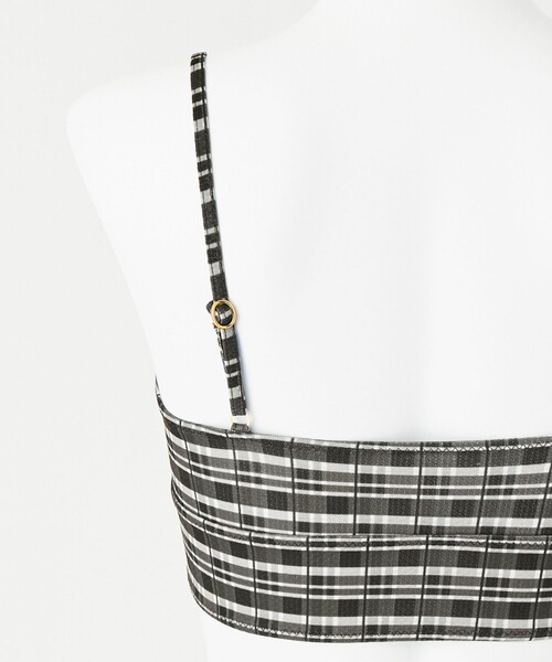 green label relaxing（グリーンレーベルリラクシング）の「ビスチェショーツ チェック スイムウェア / 水着 - UVケア -（水着・レディース・その他2/その他1・FREE）」の12枚目の写真