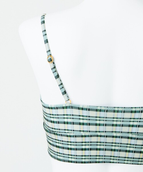 green label relaxing（グリーンレーベルリラクシング）の「ビスチェショーツ チェック スイムウェア / 水着 - UVケア -（水着・レディース・その他2/その他1・FREE）」の5枚目の写真