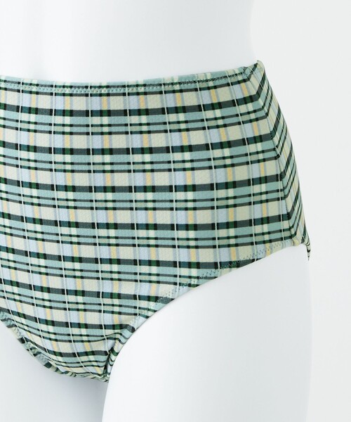green label relaxing（グリーンレーベルリラクシング）の「ビスチェショーツ チェック スイムウェア / 水着 - UVケア -（水着・レディース・その他2/その他1・FREE）」の4枚目の写真