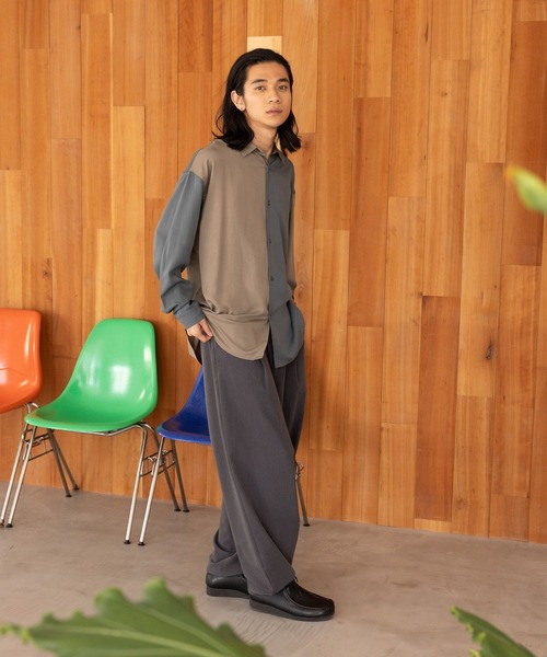 niko and...（ニコアンド）の「TRバルーンイージースラックス（スラックス・メンズ・アイボリー/ブラック/チャコール・MEDIUM/LARGE）」の6枚目の写真