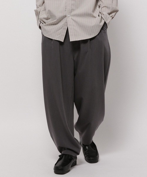 niko and...（ニコアンド）の「TRバルーンイージースラックス（スラックス・メンズ・アイボリー/ブラック/チャコール・MEDIUM/LARGE）」の16枚目の写真