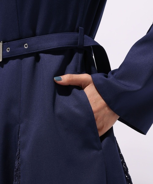 HARE(ハレ)の「モールレースキリカエワンピース(HARE)(ワンピース・レディース・ネイビー/ブラック・FREE)」の15枚目の写真