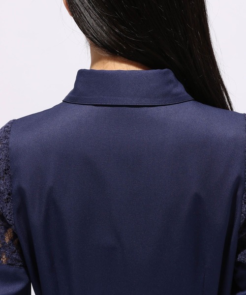 HARE(ハレ)の「モールレースキリカエワンピース(HARE)(ワンピース・レディース・ネイビー/ブラック・FREE)」の13枚目の写真